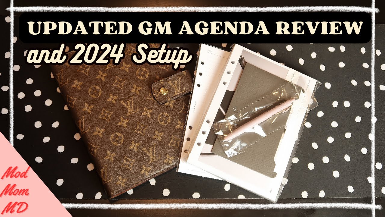 Updated Louis Vuitton Monogram Large Ring GM Agenda Review & 2024 Planner Setup | modmom md
