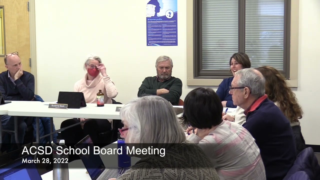 ACSD Board Meeting 3/28/22