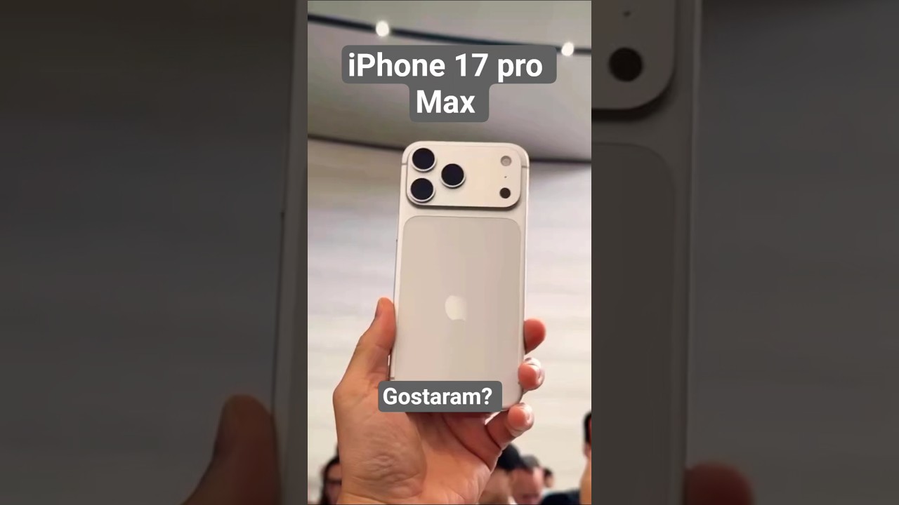 Esse &eacute; pol&ecirc;mico novo iPhone 17 pro Max! comenta o que achou! #lifestyle #iphone17 #oldmoney