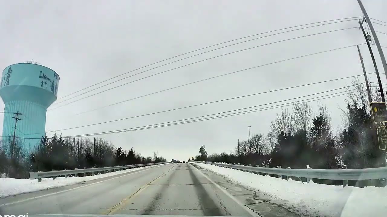 Perrysburg street after snow storm