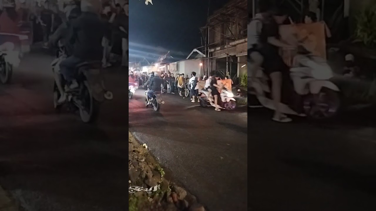Pawai obor desa bojong