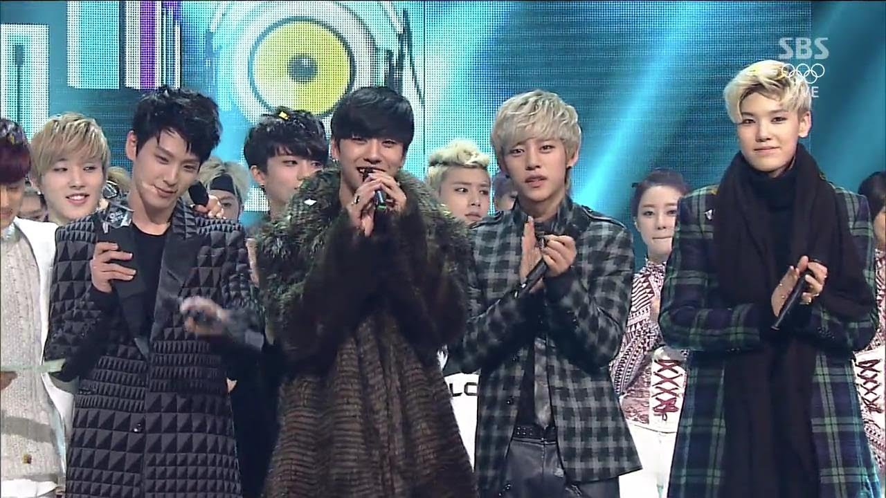 BAP, 1-е место в 1004 году на третьей неделе февраля @ популярная песня Inkigayo 140216