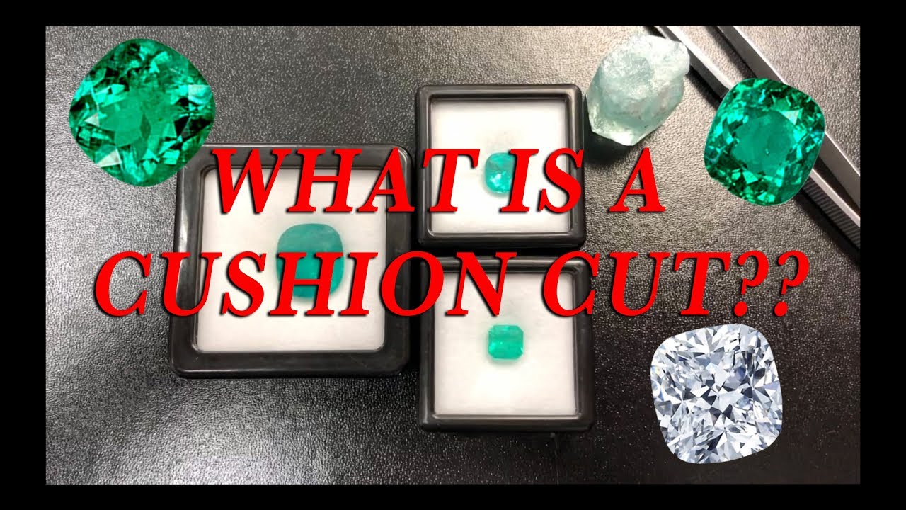 What is a cushion cut shape gemstone