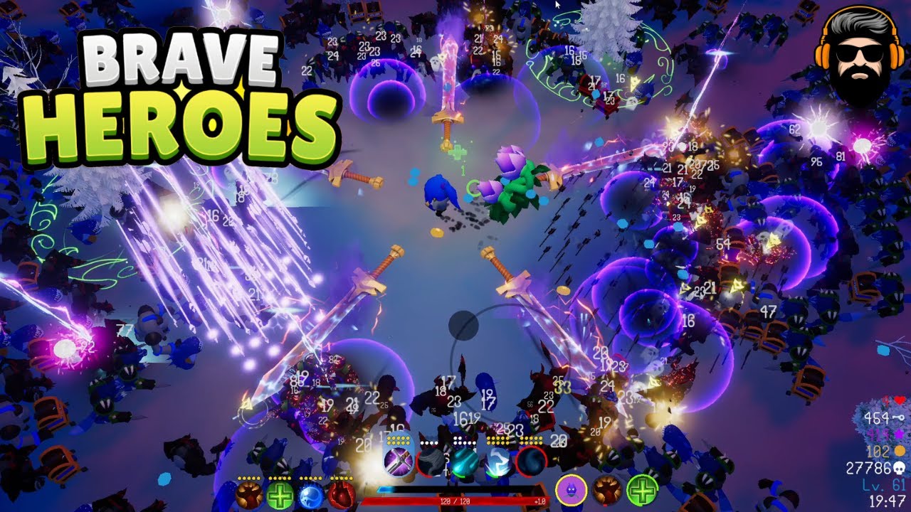 BRAVE HEROES Gameplay - Maya with Swords & Herb Pet - Survival Victory (no commentary)