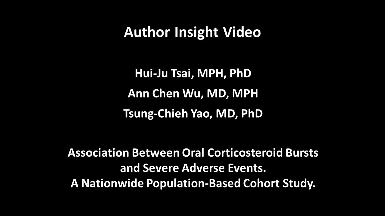 Association Between Oral Corticosteroid Bursts and Severe Adverse Events