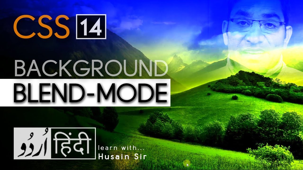 Background-Blend-Mode - CSS3 tutorial in hindi - urdu - Class - 14