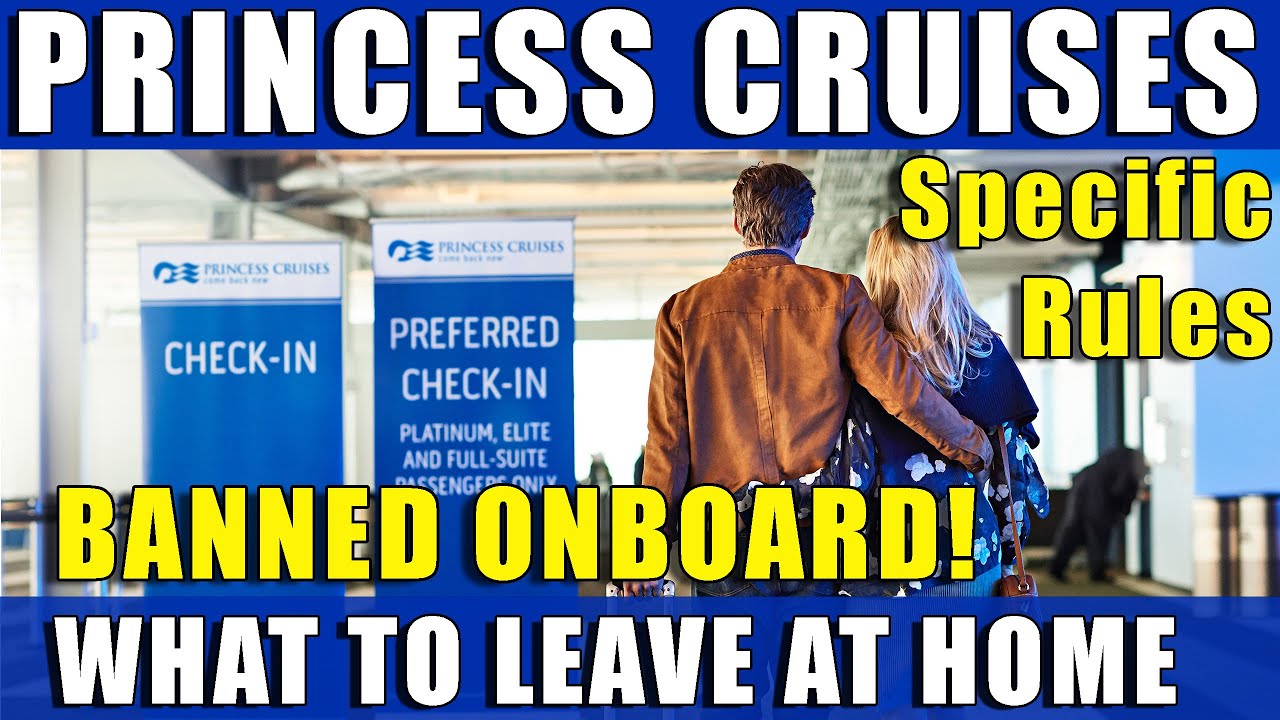 ЗАПРЕЩЕНО! То, что Princess Cruises запрещает и разрешает на борту, может вас удивить!