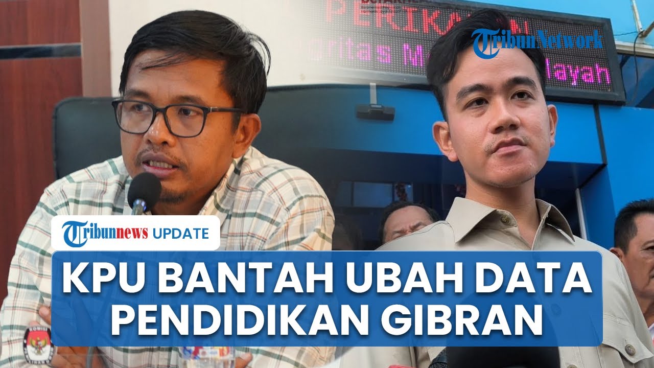 Data Pendidikan Terakhir Gibran Disebut Berubah, KPU: Kalau Berubah Mungkin yang Informasi Publik