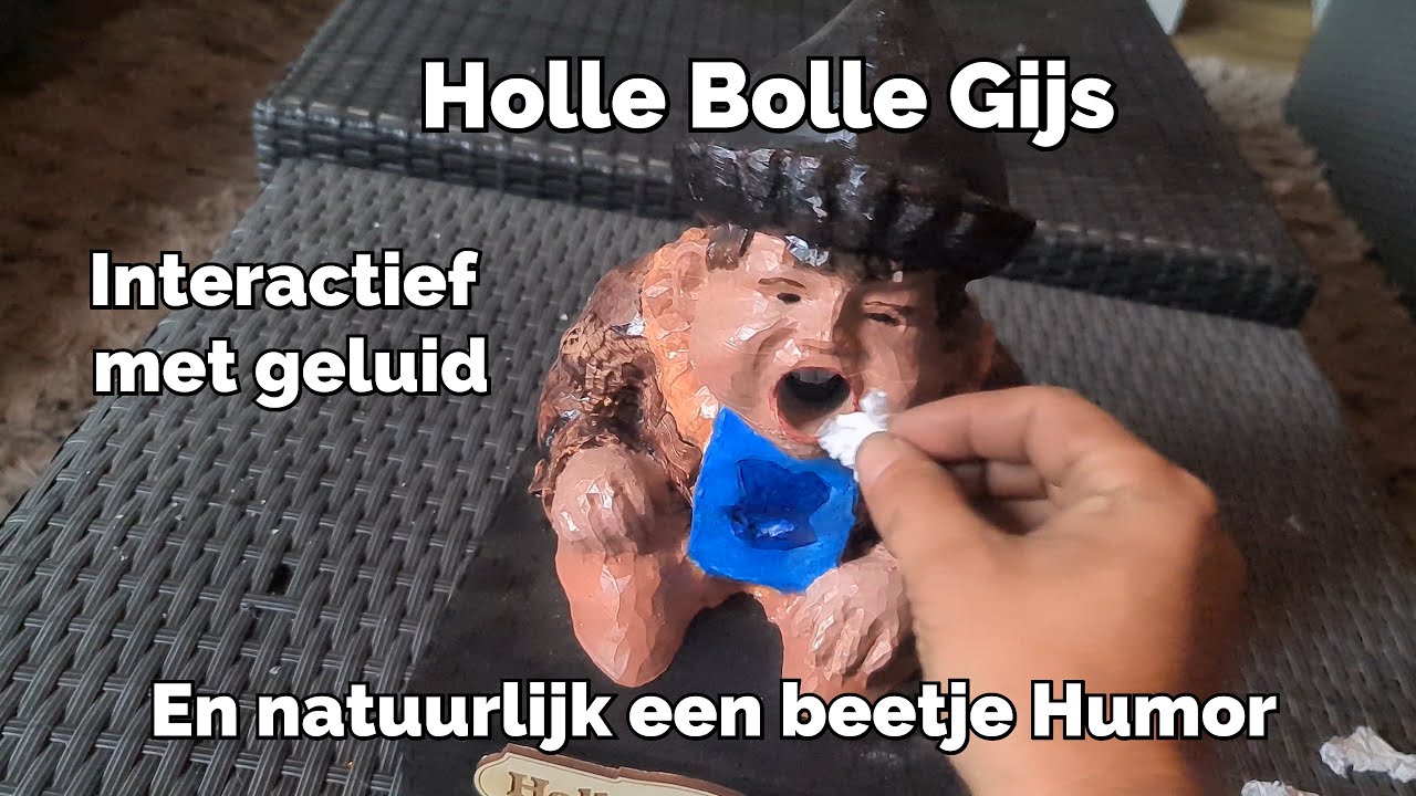 3D printed "Holle Bolle Gijs" a character from theme park The Efteling in the Netherlands.