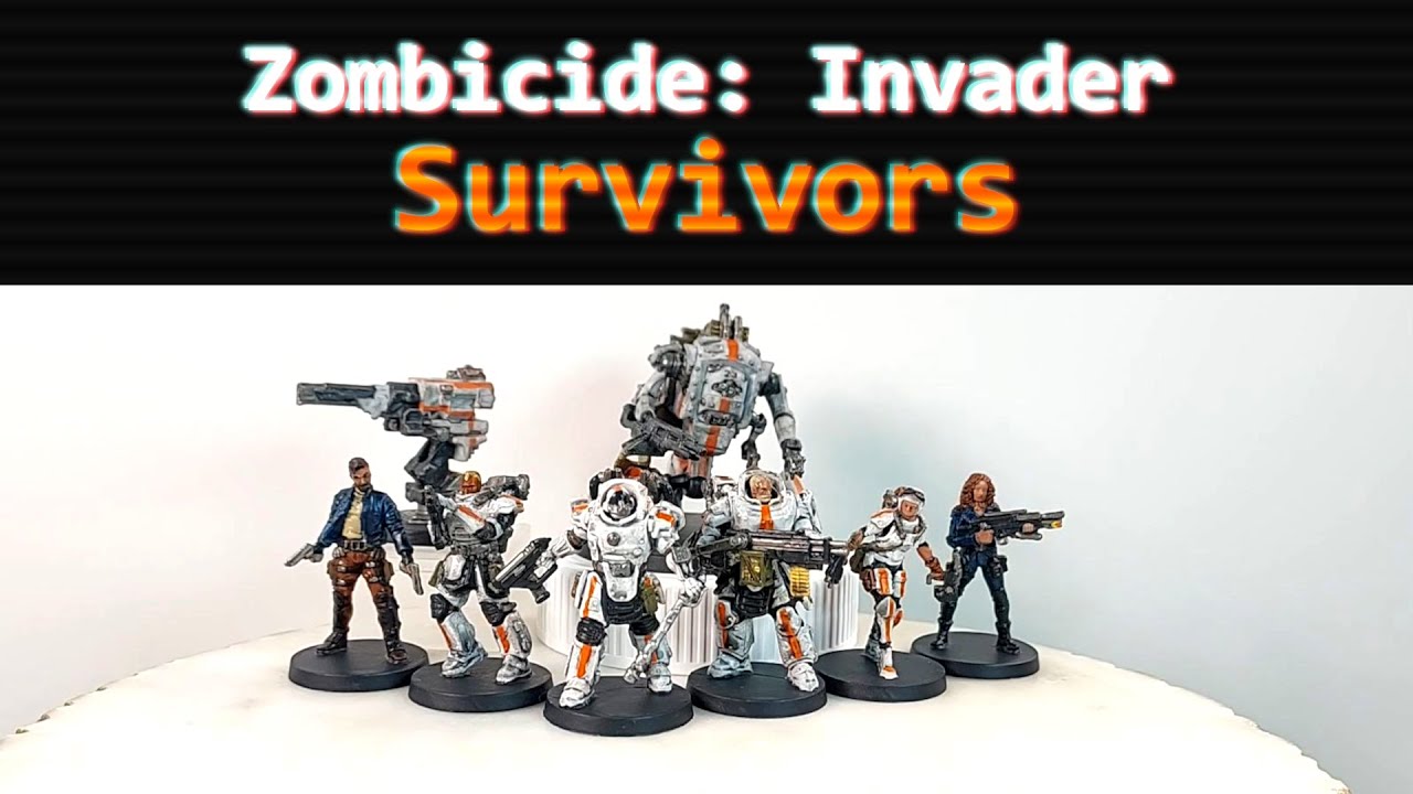 Painting Zombicide Invader Survivors