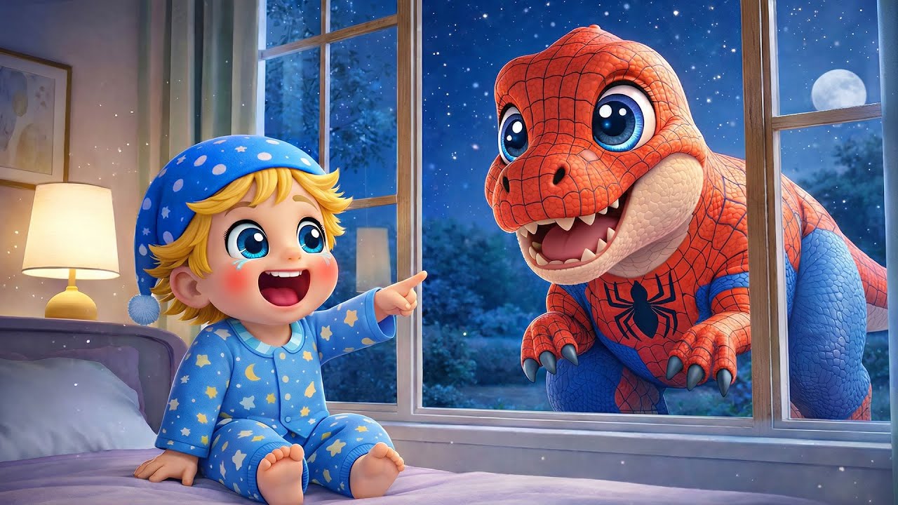 Dinosaur at the Window | Fun Dinosaur Song for Kids | Me Me Band Kids Songs & Nursery Rhymes