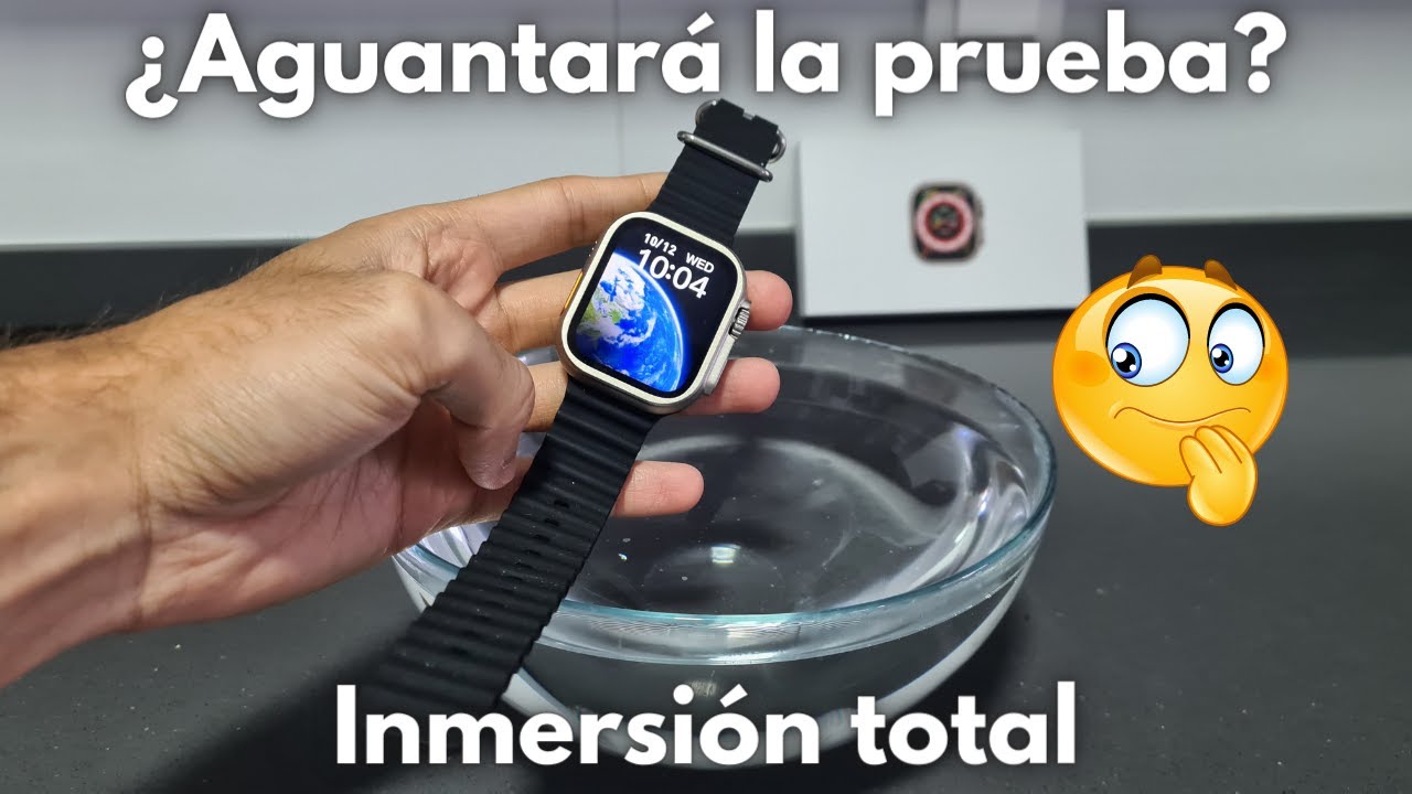 ¿Es el HW8 Ultra Max Un Smartwatch Resistente al Agua?