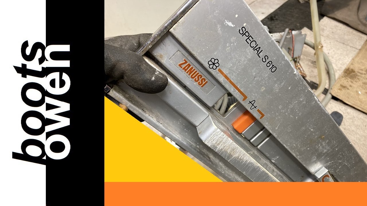 Zanussi Special S610 a look inside a 40 year old dishwasher: full disassembly