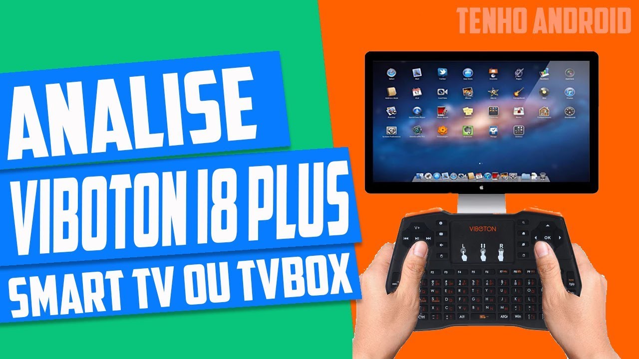 Melhor keyboard Mini teclado para sua Smart TV ou TVbox // VIBOTON i8 Plus Wireless Keyboard