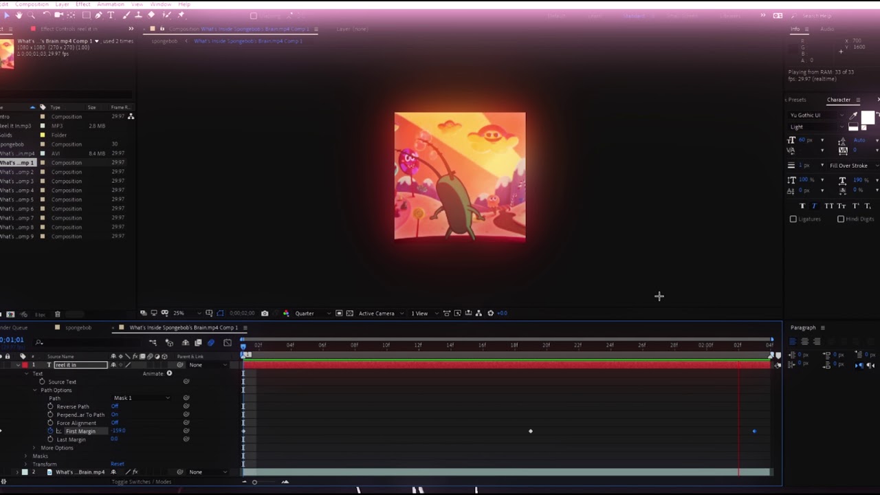 how to do moving text like sc6ut tut | after effects