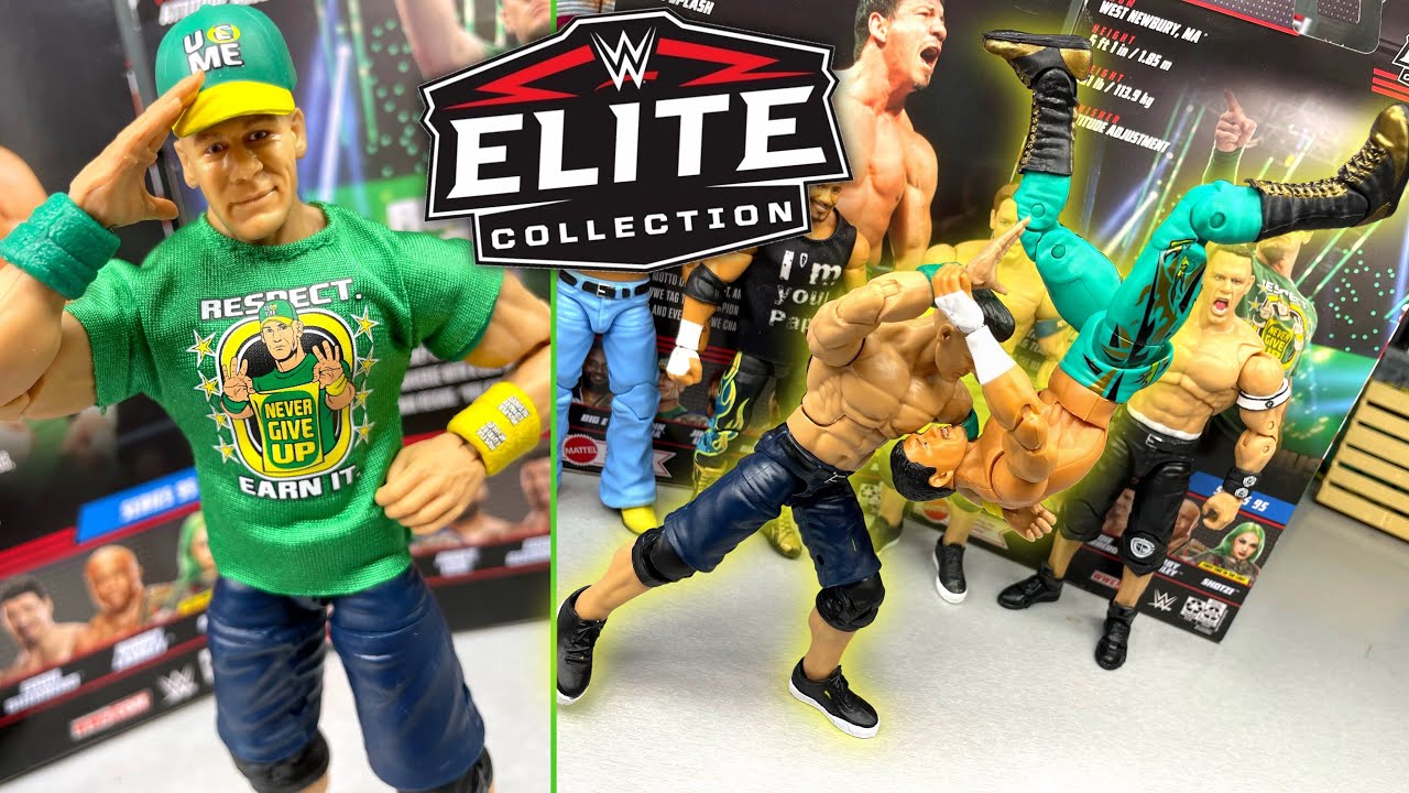 WWE ELITE 95 JOHN CENA & EDDIE GUERRERO FIGURE REVIEW!