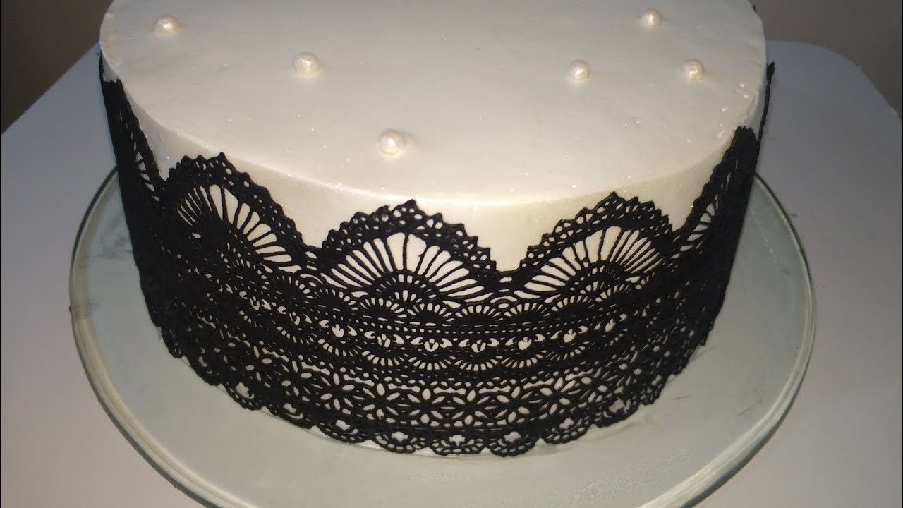 Renda de açúcar em chantilly 😲