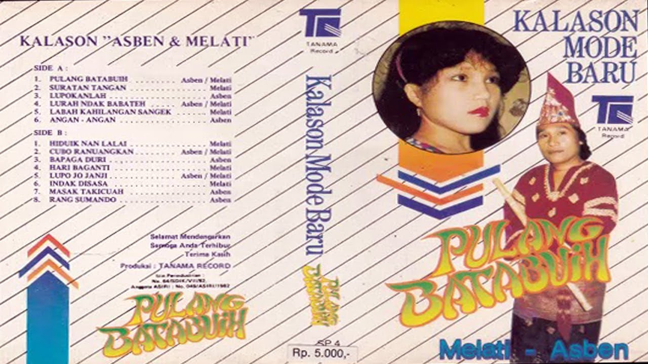 Asben & Melati ~ Kalason Mode Baru FULL ALBUM KLASIK MINANG (HQ AUDIO)