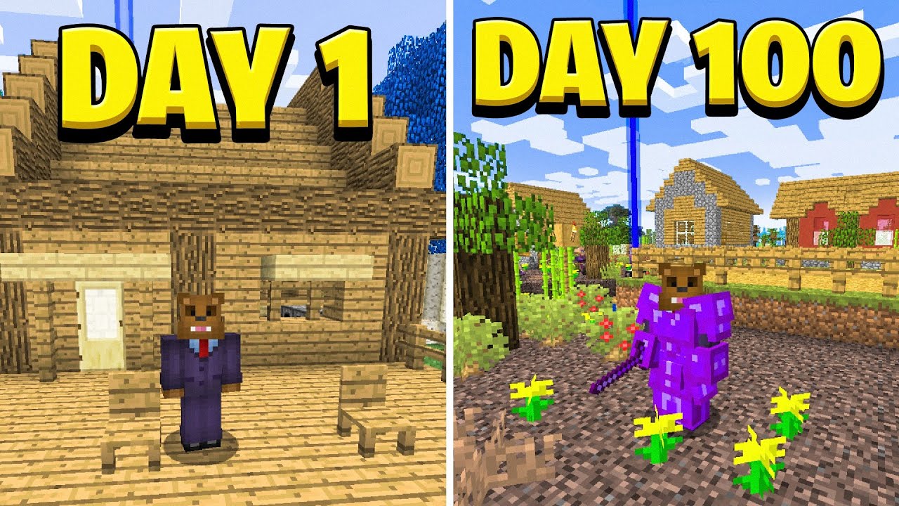 I Survived 100 Days in Minecraft Eternal (Here's What Happened)