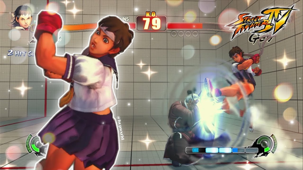 Sakura vs Gen (Highest Difficulty) | Street Fighter IV