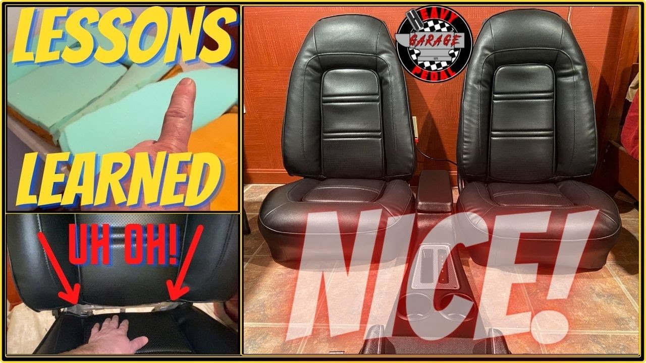 Обивка переднего сиденья своими руками!!! PUI 73-75 Firebird Deluxe Style. Перетяжка верхних и ни...