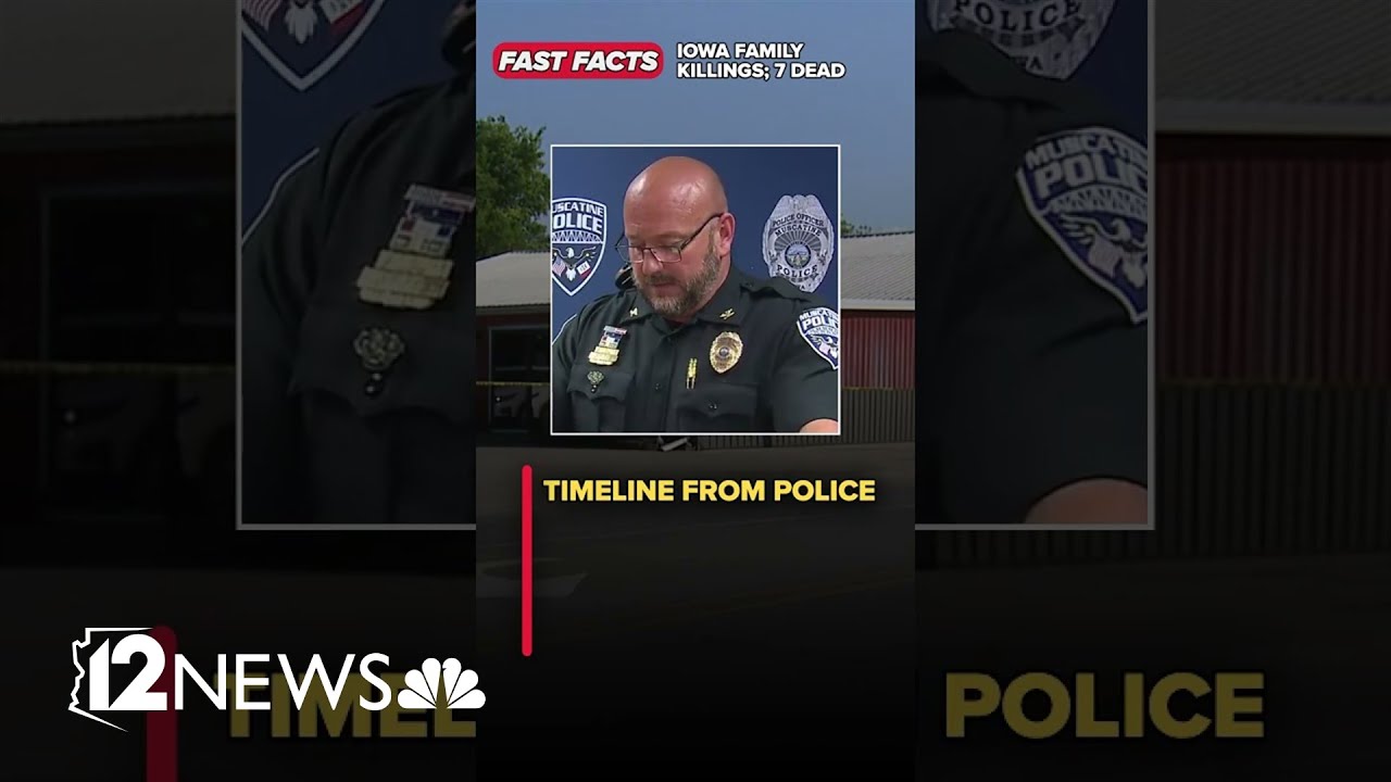 POLICE TIMELINE: 6 family members killed in Muscatine, Iowa; here's the facts