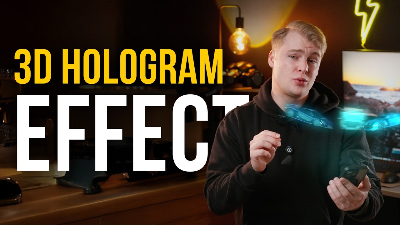 Mind Blowing 3D hologram effect in DaVinci Resolve Studio with USD files