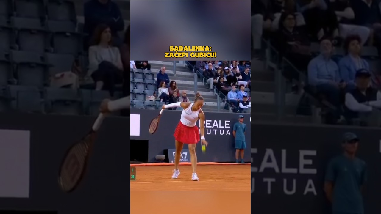 И почему тогда мы делаем ее счастливой 😭 Арина = 👸 #arynasabalenka #rome #wta