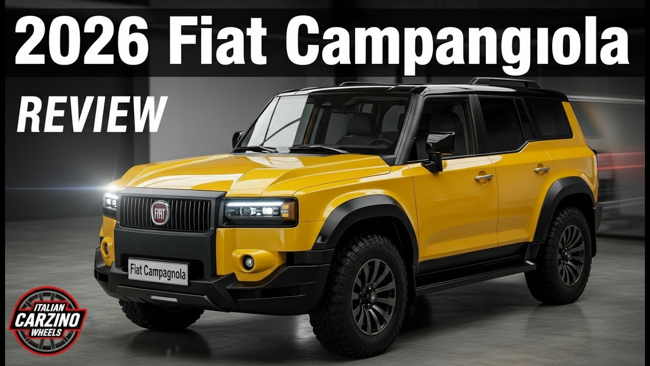 Nuova 2026 Fiat Campagnola Gialla 💛 SUV Off-Road Iconico | Design, Tecnologia e Potenza