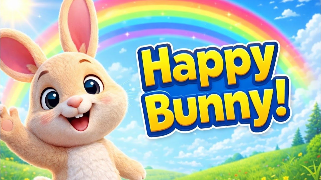 👉 Happy Bunny Morning Song 🐰 | Fun Kids Poem