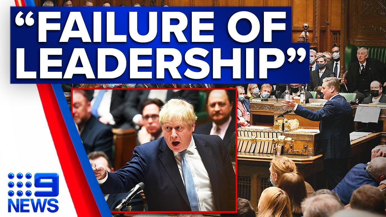 UK PM's lockdown parties were serious failures, major report says | Coronavirus | 9 News Australia