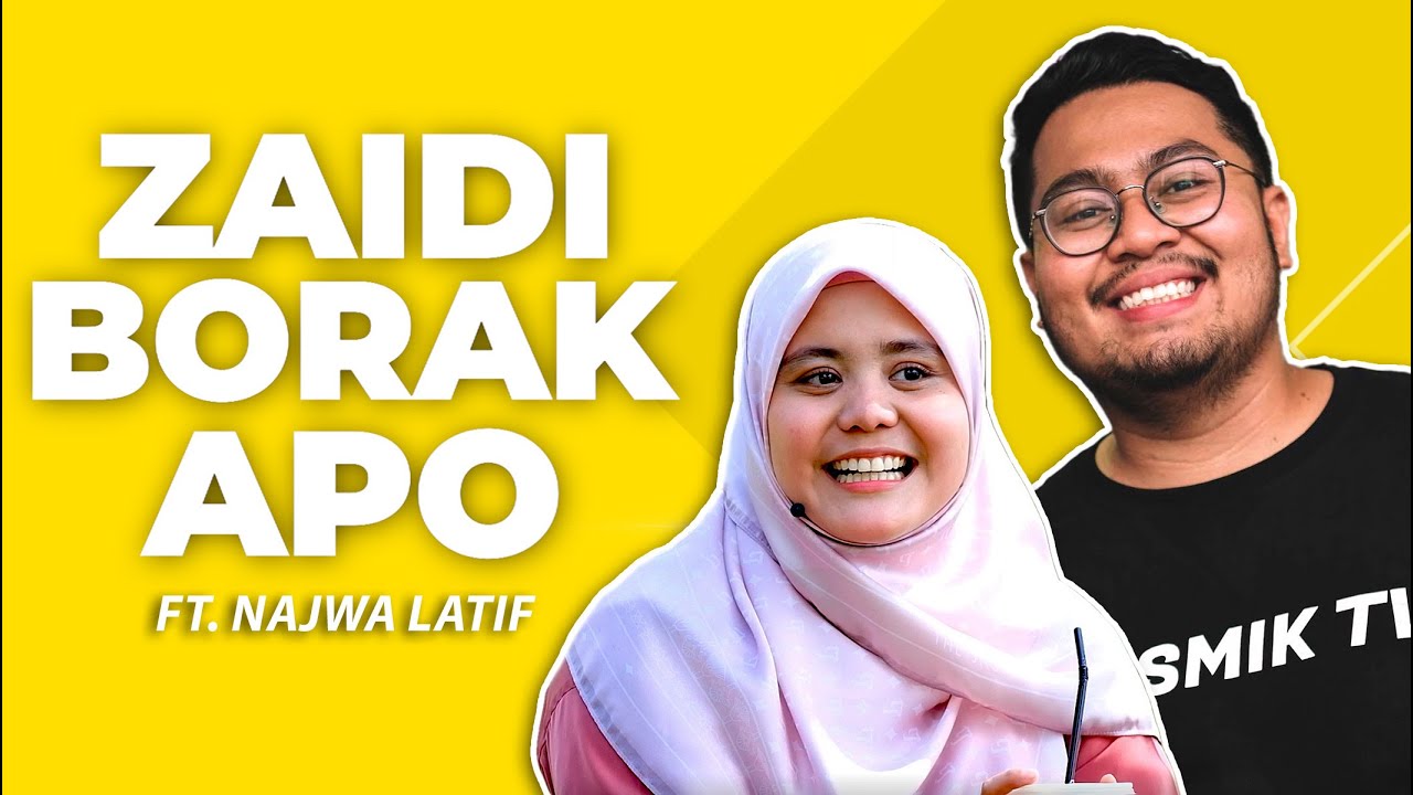 ZAIDI BORAK APO? Najwa & Zaidi Throwback Isu &lsquo;Underrated&rsquo; Di Twitter