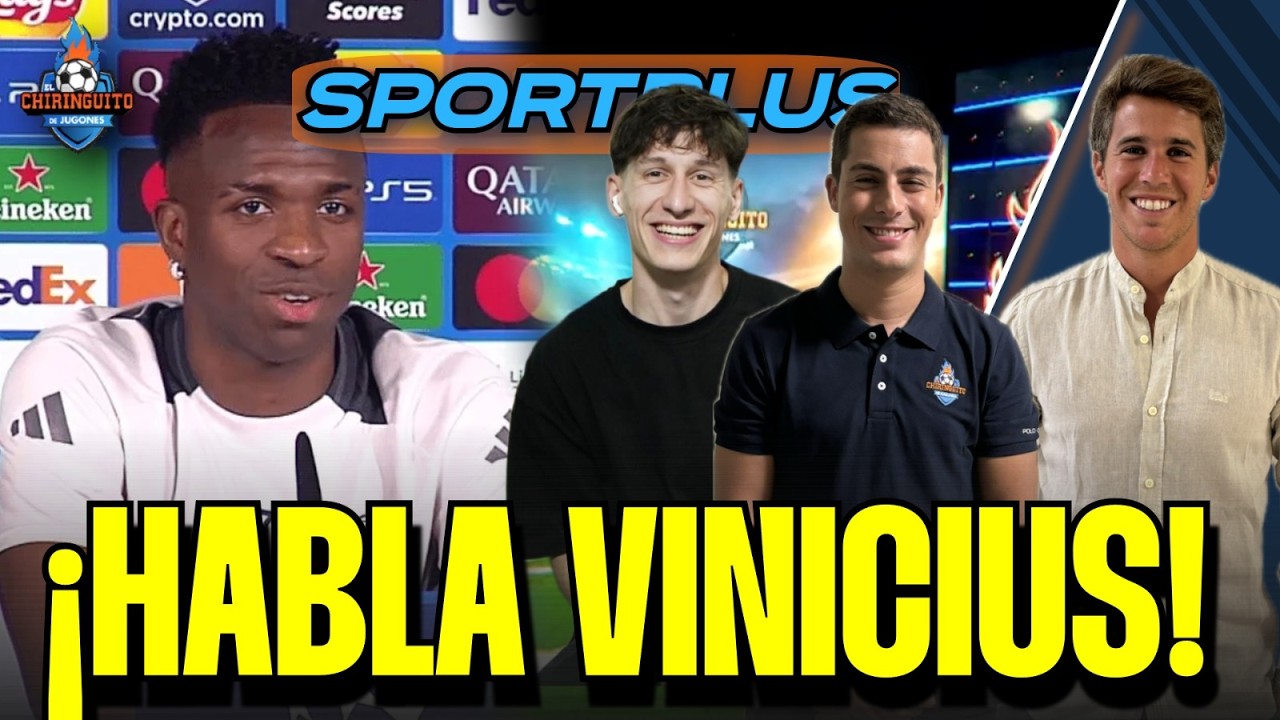 🚨🚨 &iexcl;VINICIUS HABLA SOBRE SU RENOVACI&Oacute;N! |  Sportplus | Chiringuito Inside