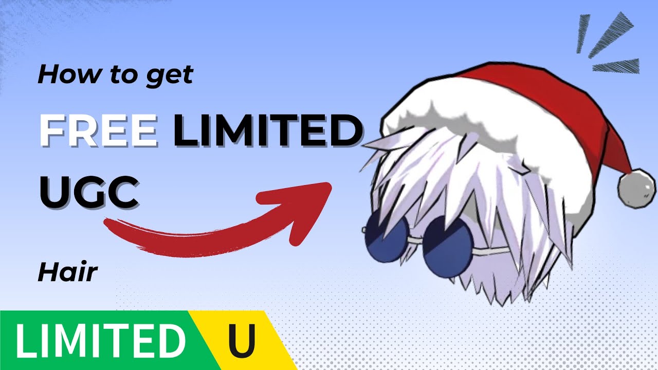FREE LIMITED HAIR UGC! HOW TO GET GOJO XMAS At ANIME OUTFITS DESIGN | Roblox