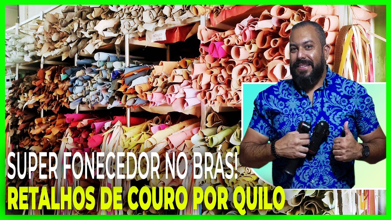 RETALHOS DE COURO (R$10 QUILO!) SUPER BARATO NO BR&Aacute;S! COUROS MAXBR&Aacute;S