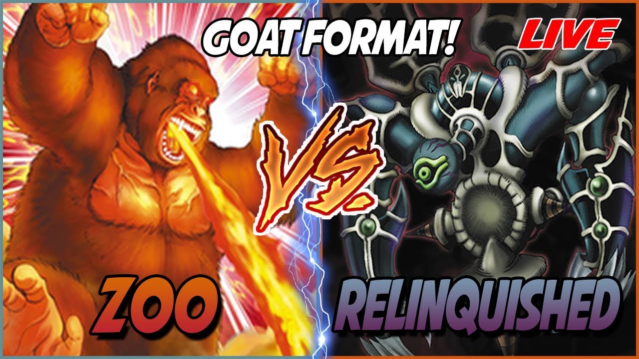 YuGiOh 2005 Goat Format! Zoo Beastdown vs Relinquished Control! |Live Match!|