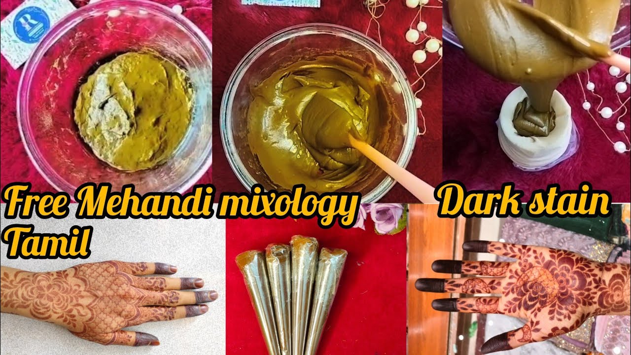 Free Mehandi Mixology Class Tamil| Organic henna recipe | Henna tutorial Tamil | Rosemin_Mehandi