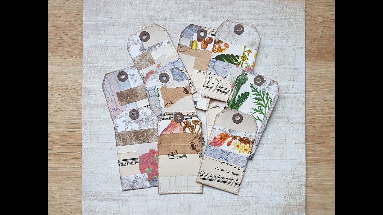 Collage Tags - Craft along with me :)