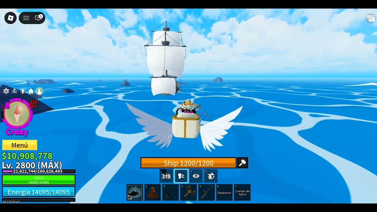 Cazando seas en blox fruit parte 1