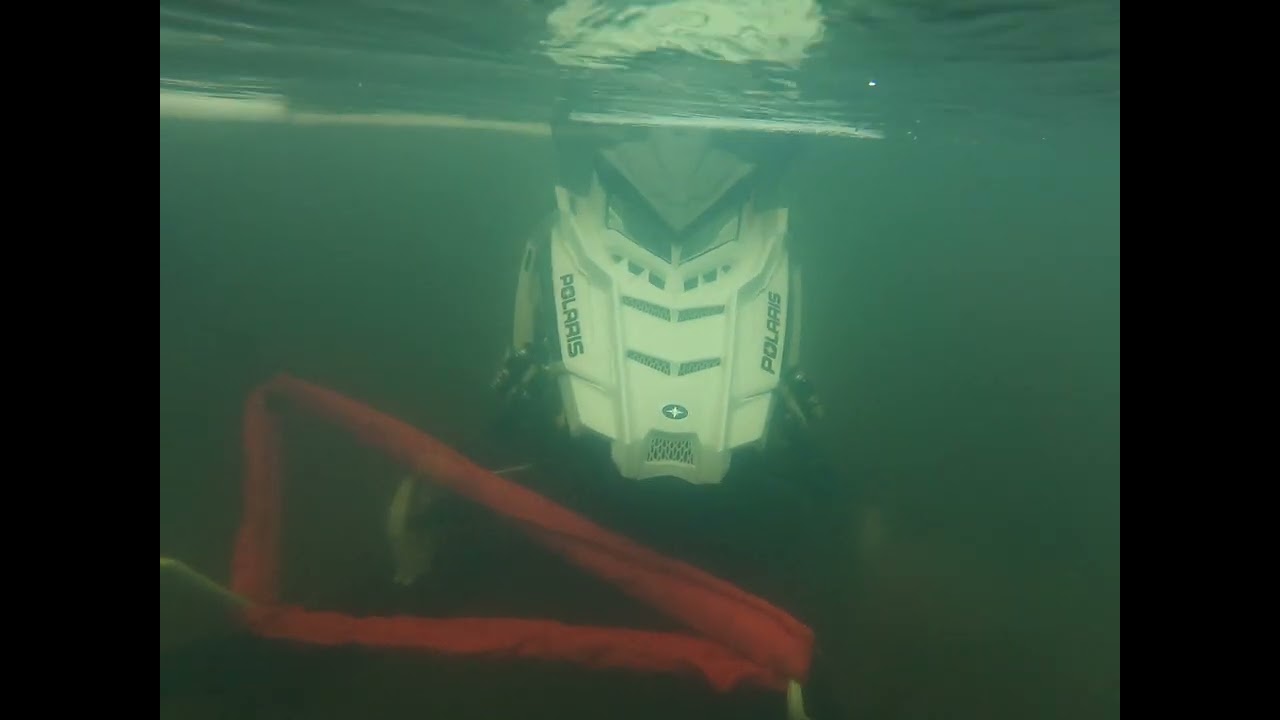 Sunken Snowmobile Recovery