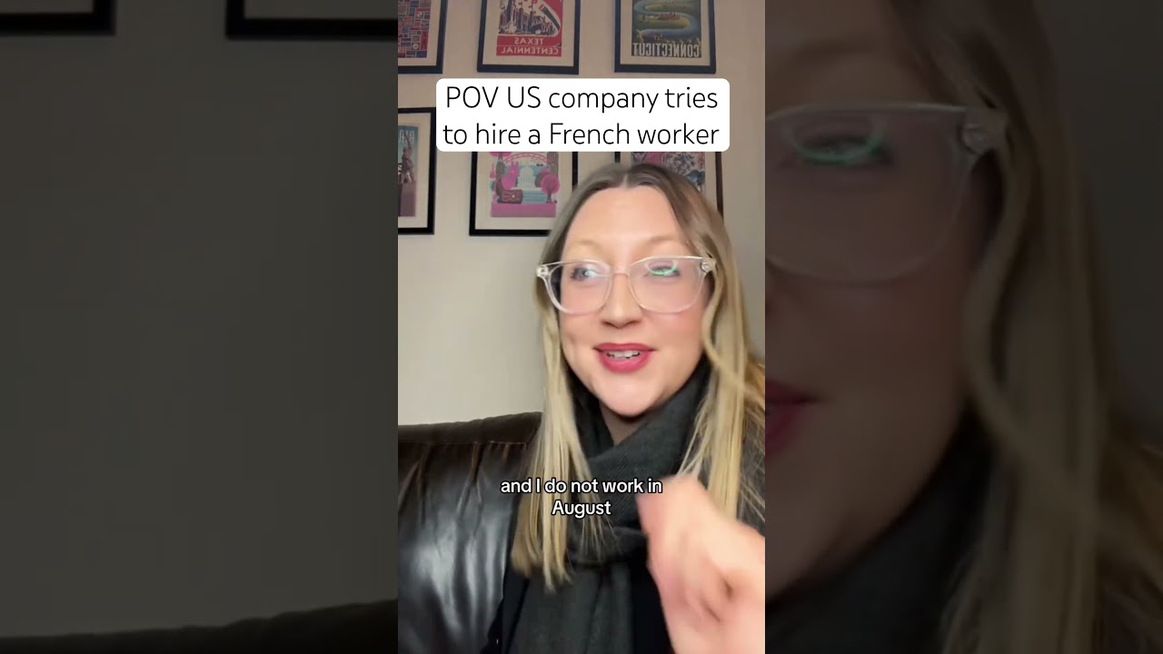 POV US company tries to hire a French worker #france #french #usa #cultureshock #americaninfrance