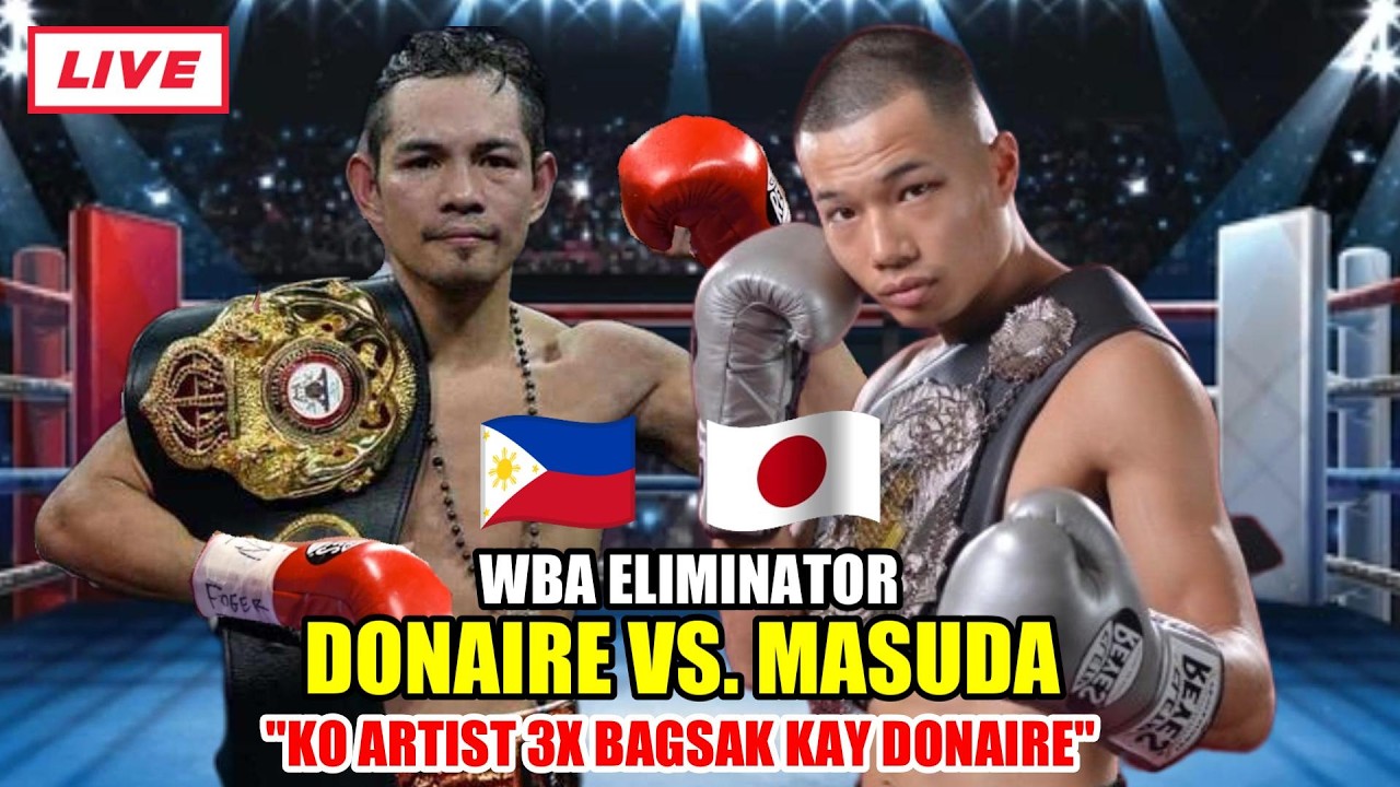 DONAIRE VS MASUDA WBA ELIMINATOR | KNOCKOUT ARTIST 3X BAGSAK KAY DONAIRE!
