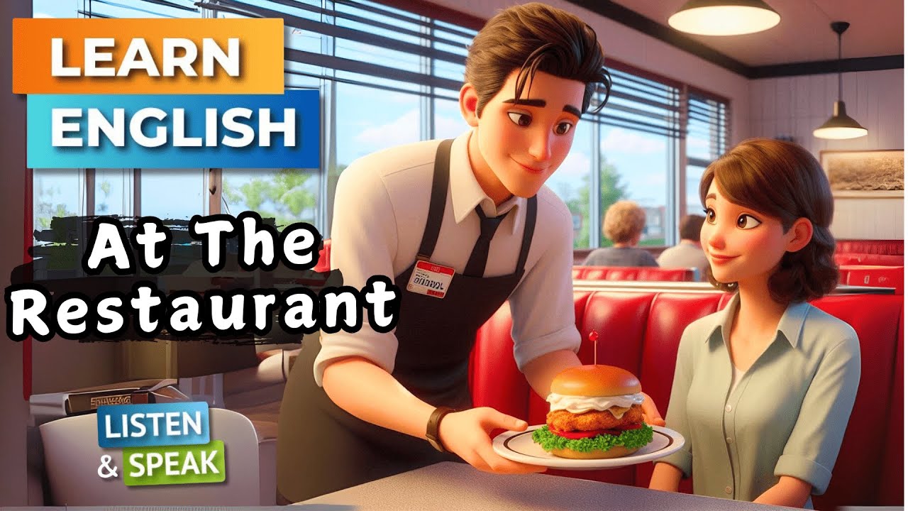 Conversation At The Restaurant  | English Questions & Answers  | Speaking Practice | Conversation .