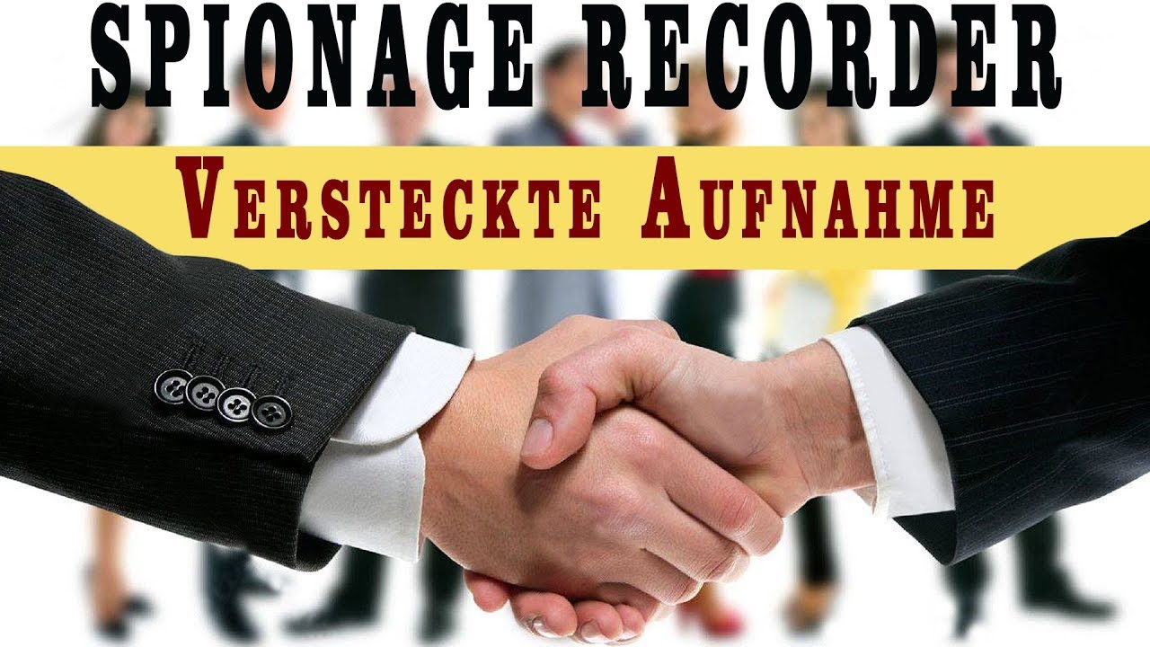 Spionagediktierger&auml;t, Spionage Recorder-Abh&ouml;rger&auml;t, Audiowanze, SPY Recorder, SPY Aufnahmeger&auml;t