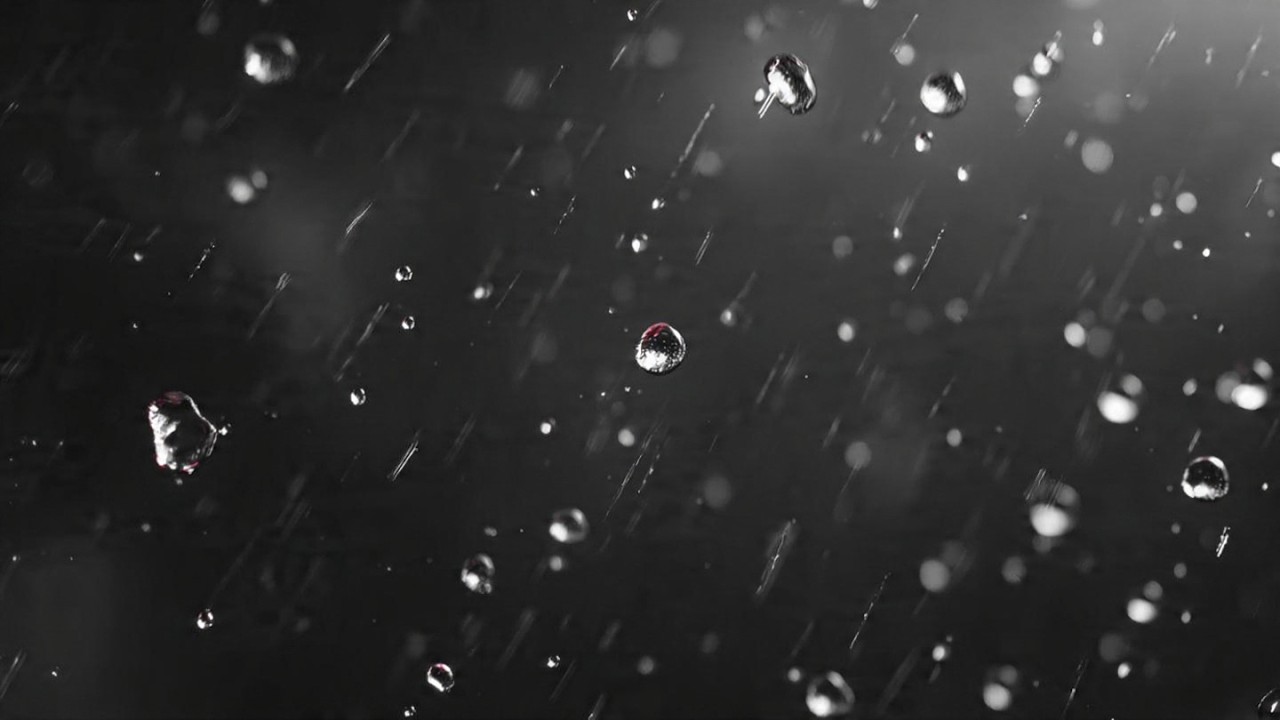 8 Hours of Soft Rain, Perfect Black Screen for All-Night Sleep, Say Goodbye to Insomnia ASMR