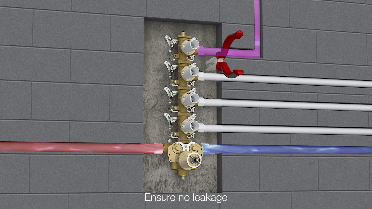 Beitou 4 Way/6 Way Thermostatic Valve and Trim - Installation Video