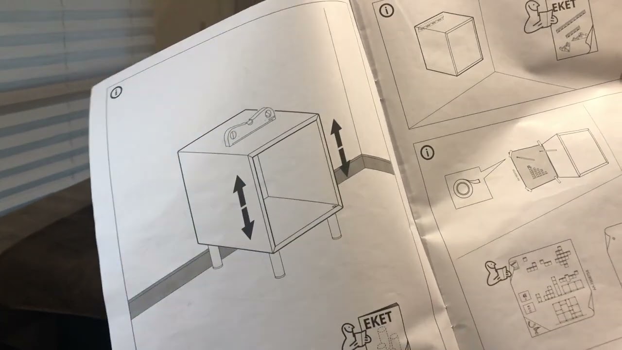 Соберите шкаф EKET 903 449 27 с дверью IKEA