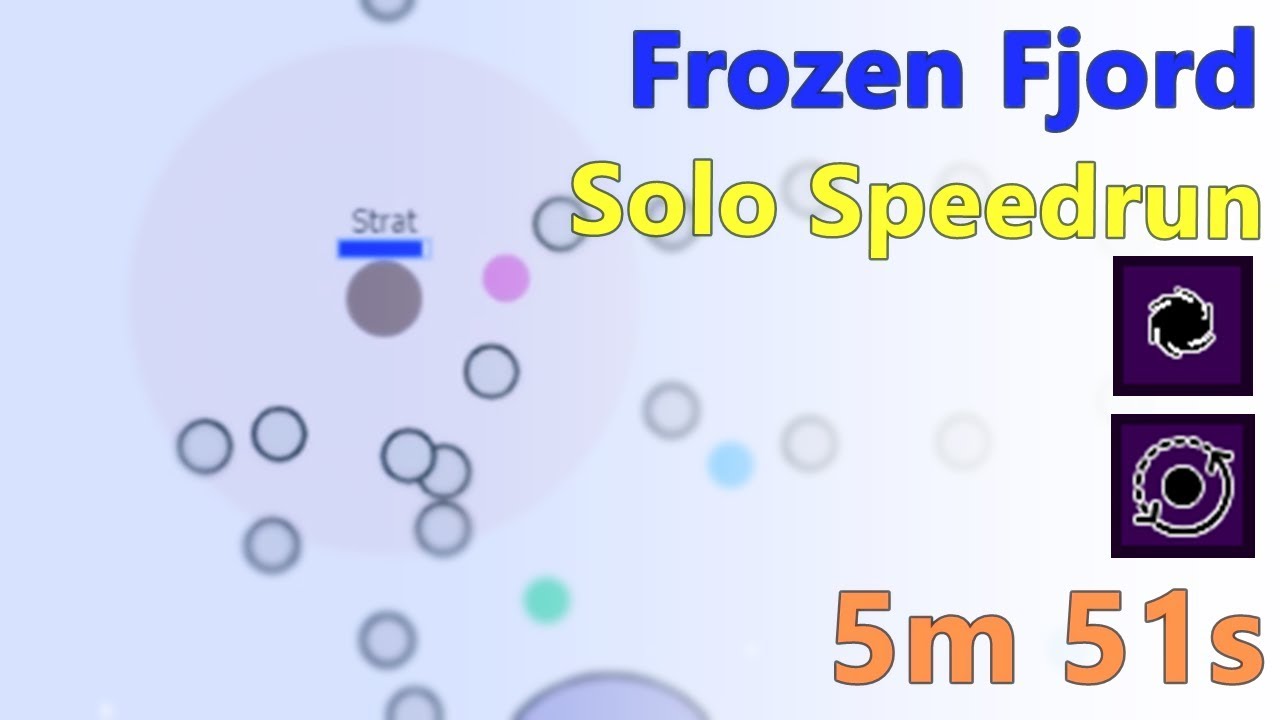 Frozen Fjord Solo Speedrun (5m 51s) - Evades.io