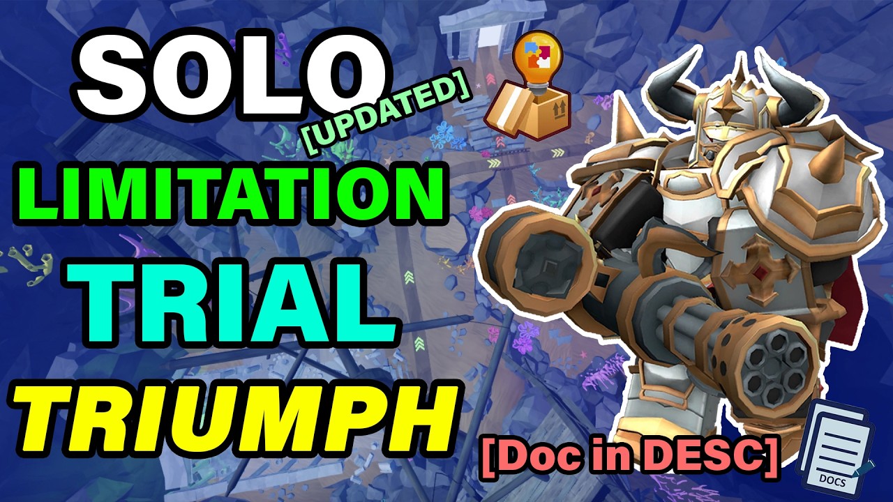 SOLO Limitation Modifier Triumph + FULL GUIDE/DOC | Tower Defense Simulator