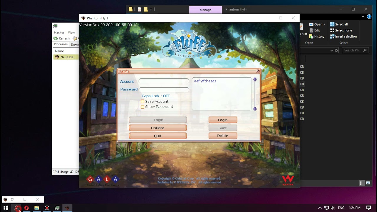 Phantom FlyFF - Simple way to bypass Cheat Engine detection.